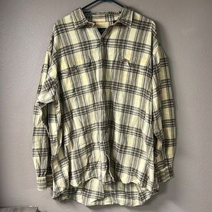 Red head xxl yellow button up